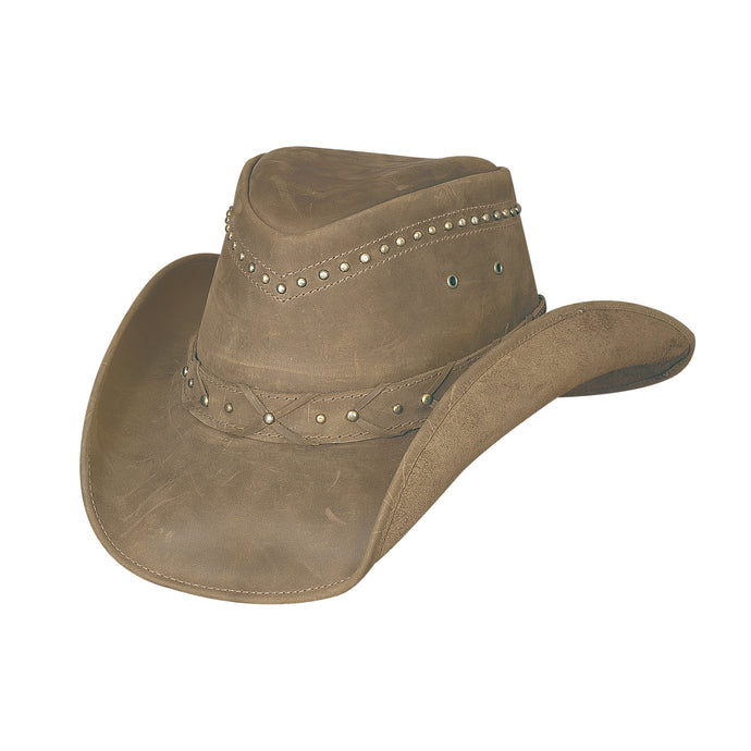 Bullhide Burnt Dust Leather Cowboy Hat 4015BR