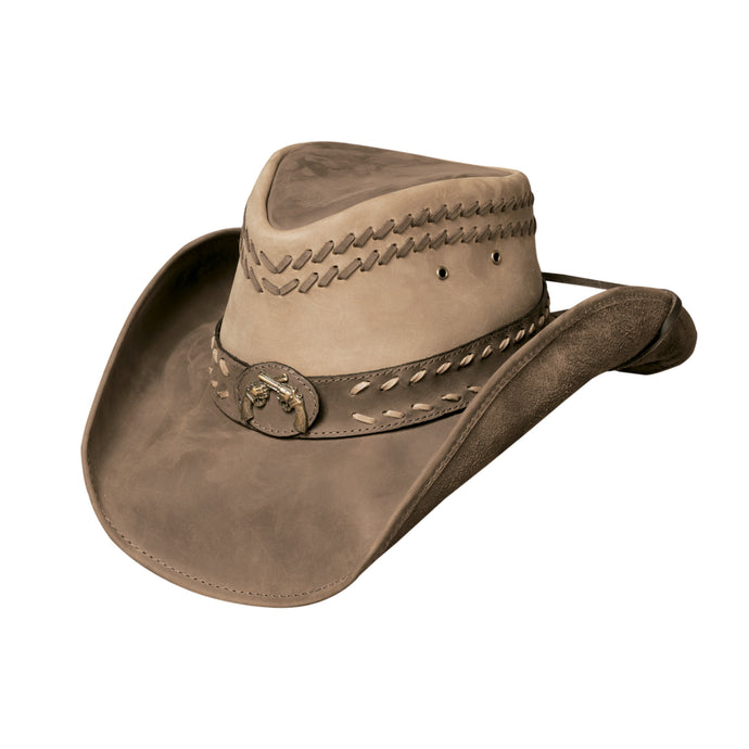 Bullhide Hideout Shapeable Leather Cowboy Hat 4019CB