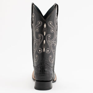 Ferrini Men's Stampede Cowhide Print Square Toe Boots 40393-04