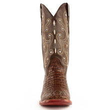 Load image into Gallery viewer, Ferrini Men&#39;s Stampede Cowhide Print Square Toe Boots 40393-23