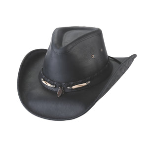 Bullhide Briscoe Leather Cowboy Hat 4052BL