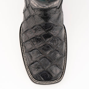 Ferrini Men's Bronco Pirarucu Print Square Toe Boots 43393-04