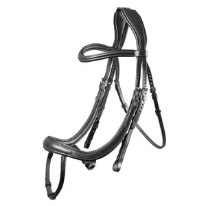 Shires Lusso Ergonomic Curved Flash Bridle 51003