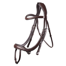 Load image into Gallery viewer, Shires Lusso Ergonomic Curved Flash Bridle 51003