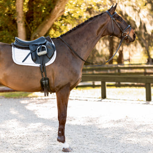 Equinavia Saga Padded Dressage Bridle & Reins - Black E10006