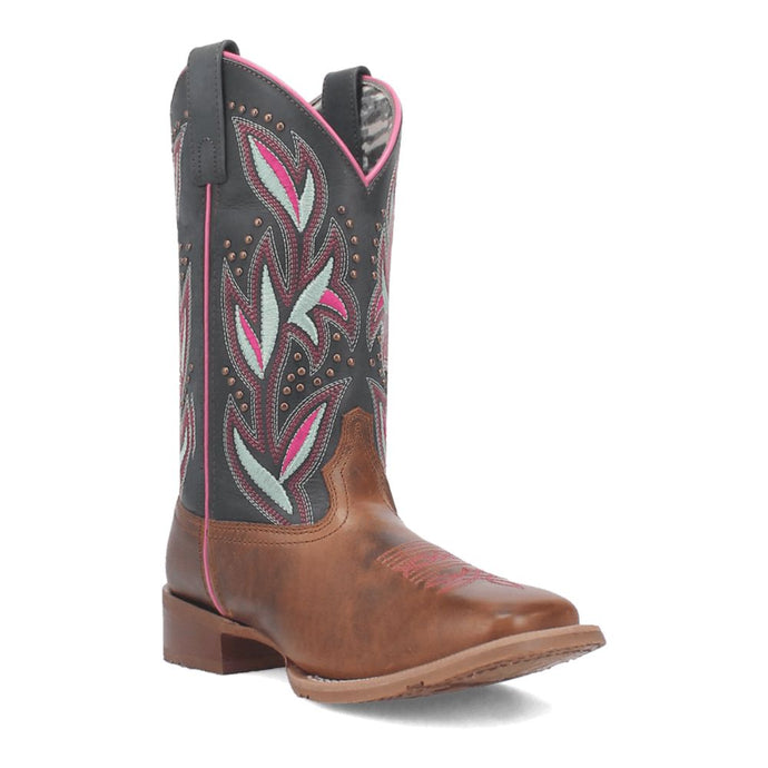 Laredo Women's Lydia Tan Leather Square Toe Boot 5604