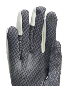 CorrectConnect Oil-Tac Copper Tech Leather Premium Riding Glove in White