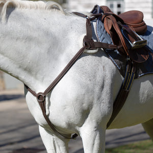 Equinavia Saga 5-point Breastplate - Chocolate Brown E10015