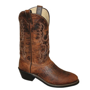 Abilene Men's 12” Antique Brown Bison Round Toe Boot 6426