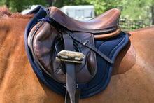 Load image into Gallery viewer, CorrectConnect Contour Jump Mesh Saddle Pad with Quick Dry Cotton Lining in Navy, White or Black