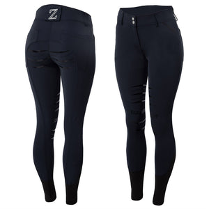 Equinavia Tori Womens Full Seat Silicone Breeches with Back Pocket Embroidery CP3684