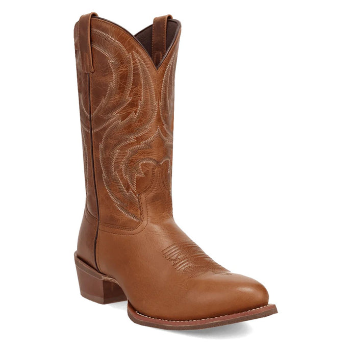Laredo Men's Novak Tan Leather Round Toe Boot 70011