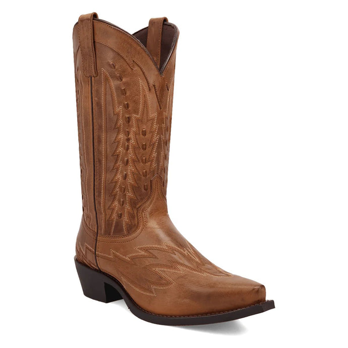 Laredo Men's Silverdale Tan Leather Snip Toe Boot 70017