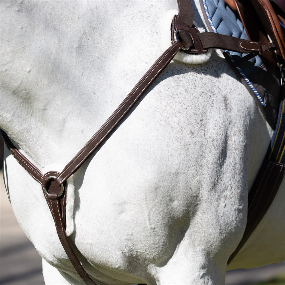 Equinavia Saga 5-point Breastplate - Chocolate Brown E10015