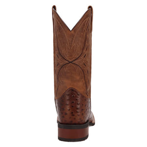 Laredo Men's Stride Chocolate Leather Square Toe Boot 8007