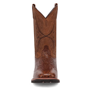 Laredo Men's Stride Chocolate Leather Square Toe Boot 8007