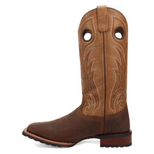 Load image into Gallery viewer, Laredo Men&#39;s Cullen Dark Brown Leather Square Toe Boot 8016