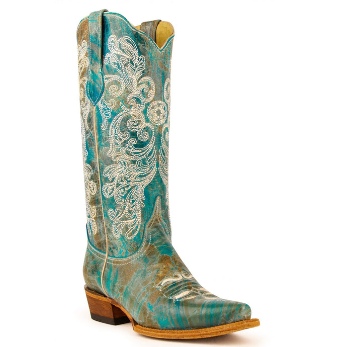 Ferrini Women's Southern Charm Leather Snip Toe Boots 82161-50