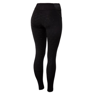 Equinavia Noel Womens Winter Tights with Black Glitter CP3691