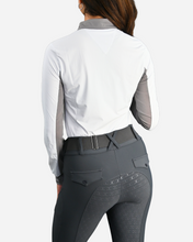 Load image into Gallery viewer, CorrectConnect White Sun Shirt with Glitter Bars