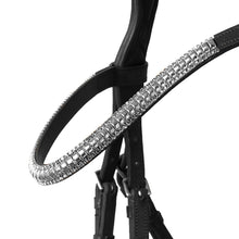 Load image into Gallery viewer, Equinavia Horze Highbury Anatomical Crystal Dressage Bridle 10154