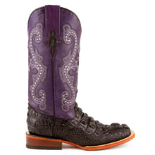 Load image into Gallery viewer, Ferrini Women&#39;s Rancher Cowhide Print Square Toe Boots 90493-04