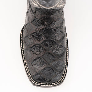 Ferrini Women's Bronco Pirarucu Print Square Toe Boots 93393-04