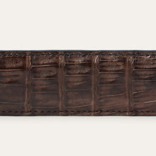 Load image into Gallery viewer, Stetson Men's Cigar Classic Caiman Western Tab Belt