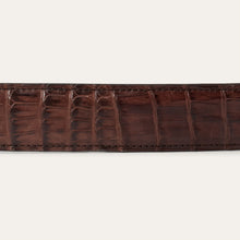 Load image into Gallery viewer, Stetson Men's Cigar Classic Caiman Tapered Belt