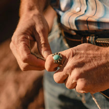 Load image into Gallery viewer, Stetson  Horseshoe Ring with Turquoise