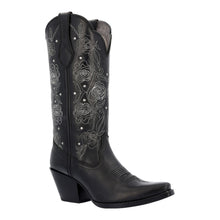 Load image into Gallery viewer, Durango Crush Women’s Black Rosewood Snip Toe Boot DRD0452