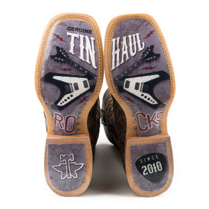 Tin Haul Men's Rocker / Ride Fast Square Toe Boots 14-020-0077-0383 BL