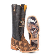 Load image into Gallery viewer, Tin Haul Women&#39;s Wild Thing / Cheetah Square Toe Boots 14-021-0007-1326 BR