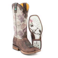 Load image into Gallery viewer, Tin Haul Women&#39;s Rosealiscious Square Toe Boots 14-021-0077-1411 BR