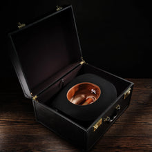 Load image into Gallery viewer, Stetson Black Premium Leather Hat Case
