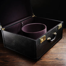 Load image into Gallery viewer, Stetson Black Premium Leather Hat Case