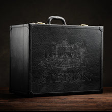 Load image into Gallery viewer, Stetson Black Premium Leather Hat Case