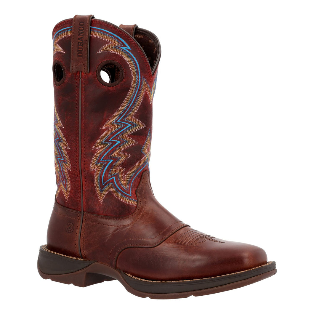 Durango Rebel Burnished Pecan Fire Brick Western Boot DDB0391