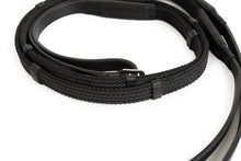 Load image into Gallery viewer, CorrectConnect Sure Grip Rubber Reins with 4&quot; Rein Stops-Superb Slim Rubber Woven Grip