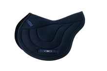 Load image into Gallery viewer, CorrectConnect Contour Jump Mesh Saddle Pad with Quick Dry Cotton Lining in Navy, White or Black