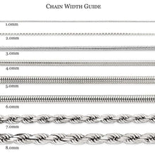 Load image into Gallery viewer, .08 cttw Diamond Horseshoe Necklace in 14k White Gold