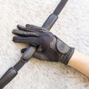 CorrectConnect Comfort Connect Rein - Intermittent Padding for Equal Rein Length and Hand Support