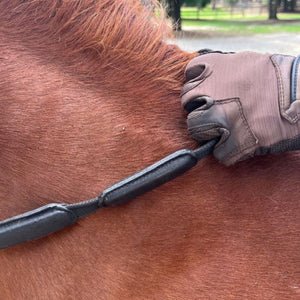 CorrectConnect Comfort Connect Rein - Intermittent Padding for Equal Rein Length and Hand Support