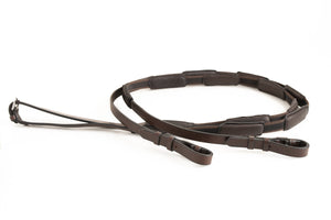 CorrectConnect Comfort Connect Rein - Intermittent Padding for Equal Rein Length and Hand Support
