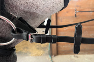 CorrectConnect Super Grip Reins -Heavy Rubber Rein for Ultimate Grip- Hand Stops 5" (13cm) Apart