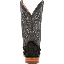Load image into Gallery viewer, Durango Premium Exotics Matte Black Pirarucu Western Boot DDB0381