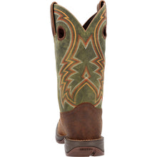 Load image into Gallery viewer, Durango Rebel Dark Chestnut And Hunter Green Western Boot DDB0390