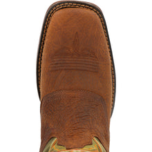 Load image into Gallery viewer, Durango Rebel Dark Chestnut And Hunter Green Western Boot DDB0390