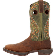 Load image into Gallery viewer, Durango Rebel Dark Chestnut And Hunter Green Western Boot DDB0390