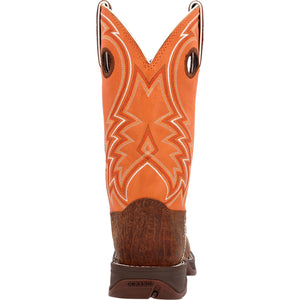 Durango Rebel Cedar Bark And Monarch Orange Western Boot DDB0392